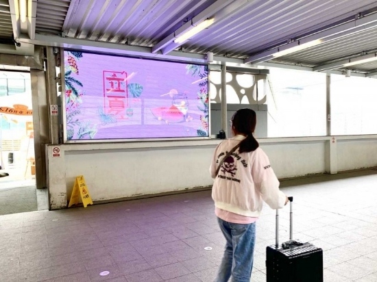 聆听立夏之声,聚焦虎童科技地铁大屏